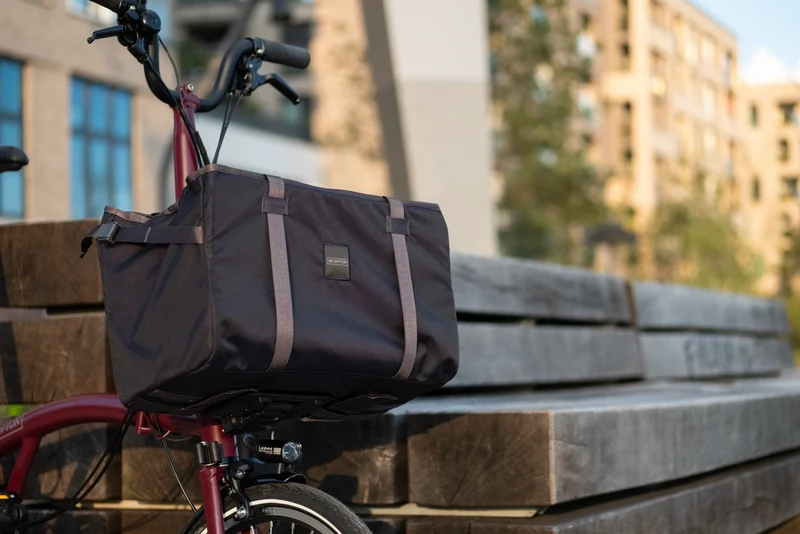 Tasche Brompton Electric Basket Large Black
