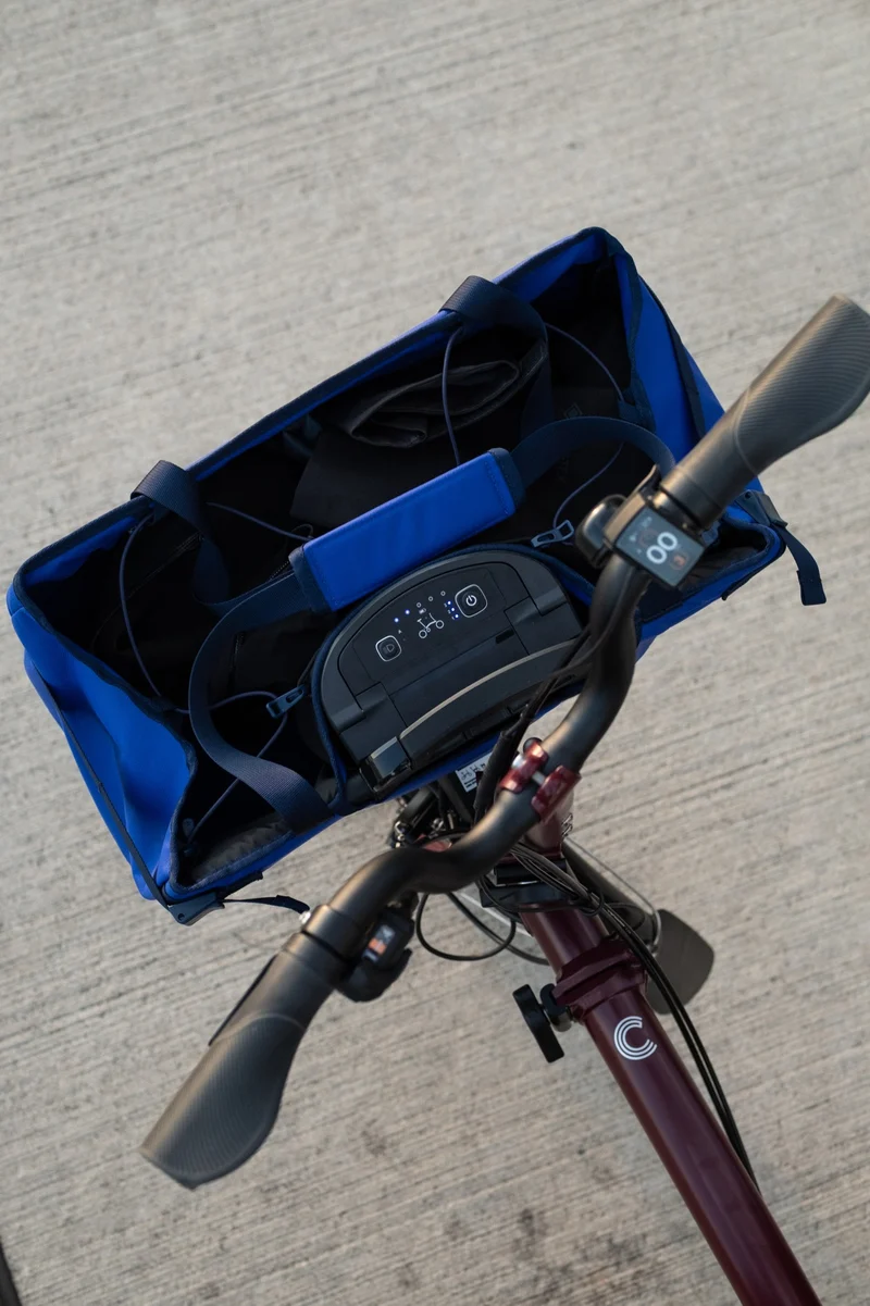 Tasche Brompton Electric Basket Large Black