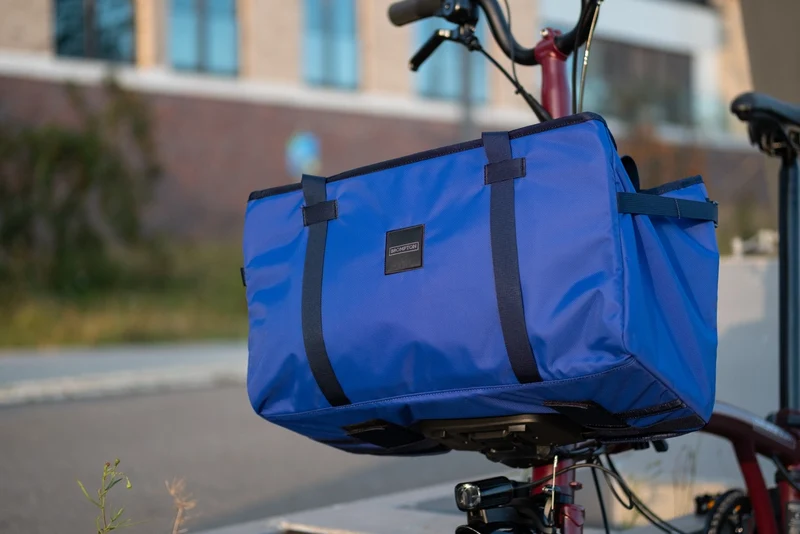 Tasche Brompton Electric Basket Large Blue