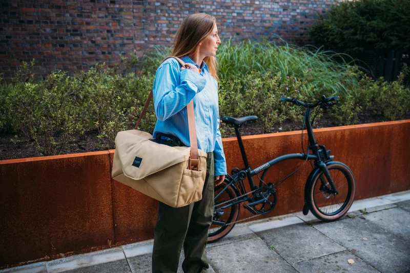 Tasche Brompton Electric Zip Bag Large Sand