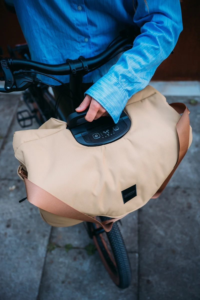 Tasche Brompton Electric Zip Bag Large Sand
