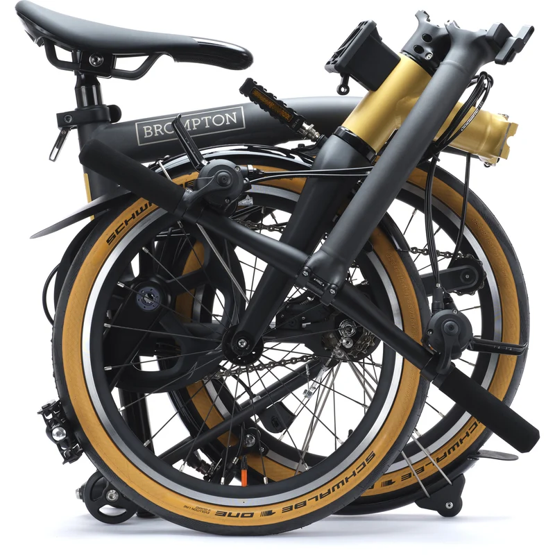 SOLD OUT Faltrad Brompton T Line Ceratech Cobalt Black 12 Speed