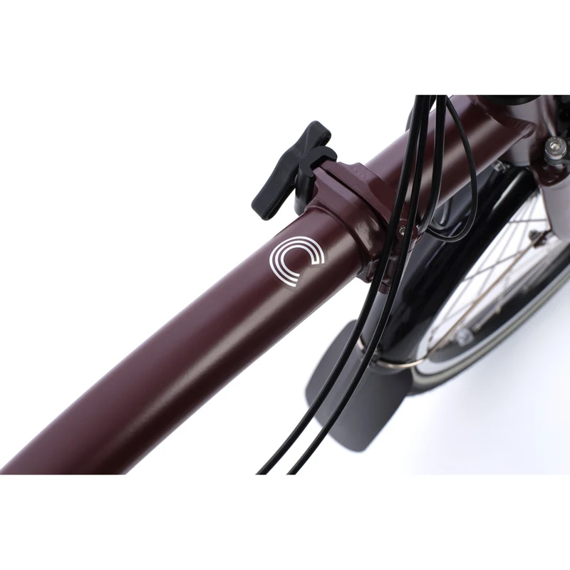 Faltrad Brompton Electric C Line High Red Plum
