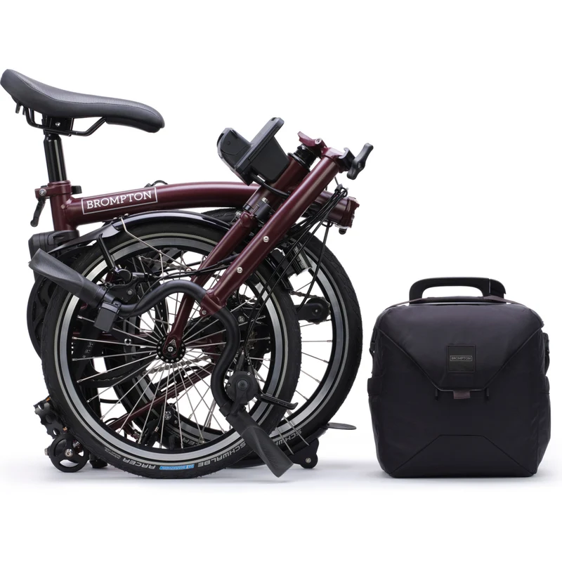 Faltrad Brompton Electric C Line Mid Red Plum