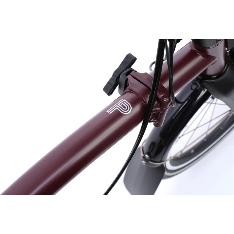Faltrad Brompton Electric P Line Mid Red Plum