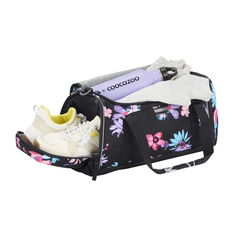 Coocazoo Sporttasche Floral Artnight schwarz 20 Liter