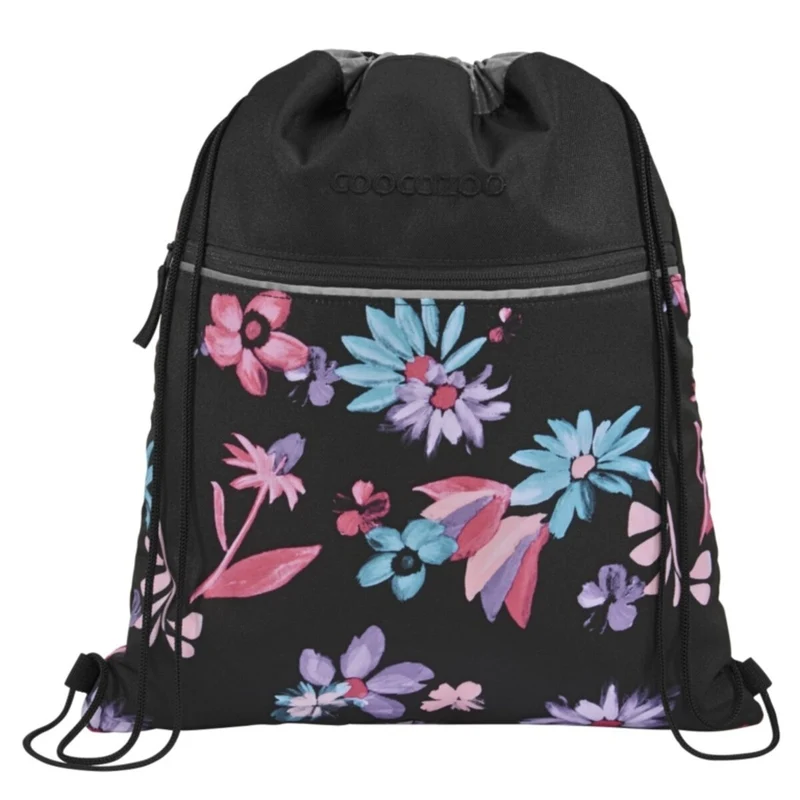 Coocazoo Turnbeutel Floral Artnight schwarz 10 Liter
