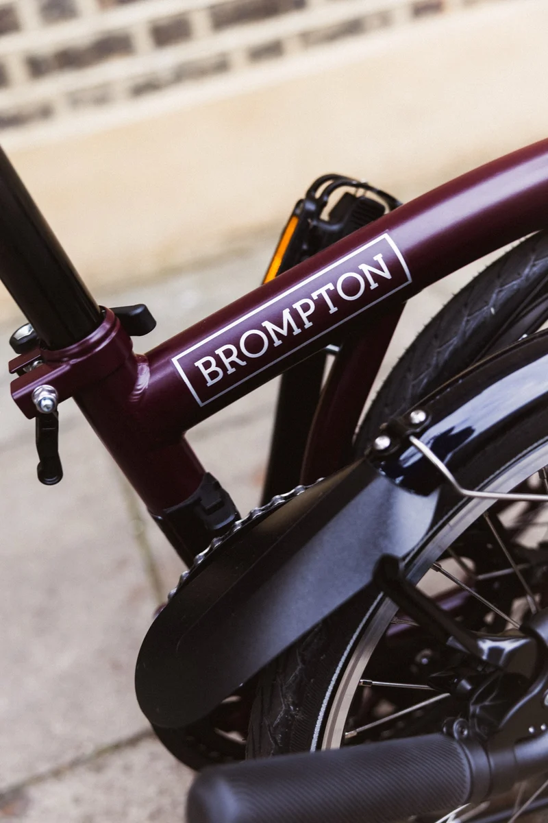 Faltrad Brompton C Line Low Red Plum 12-Gang