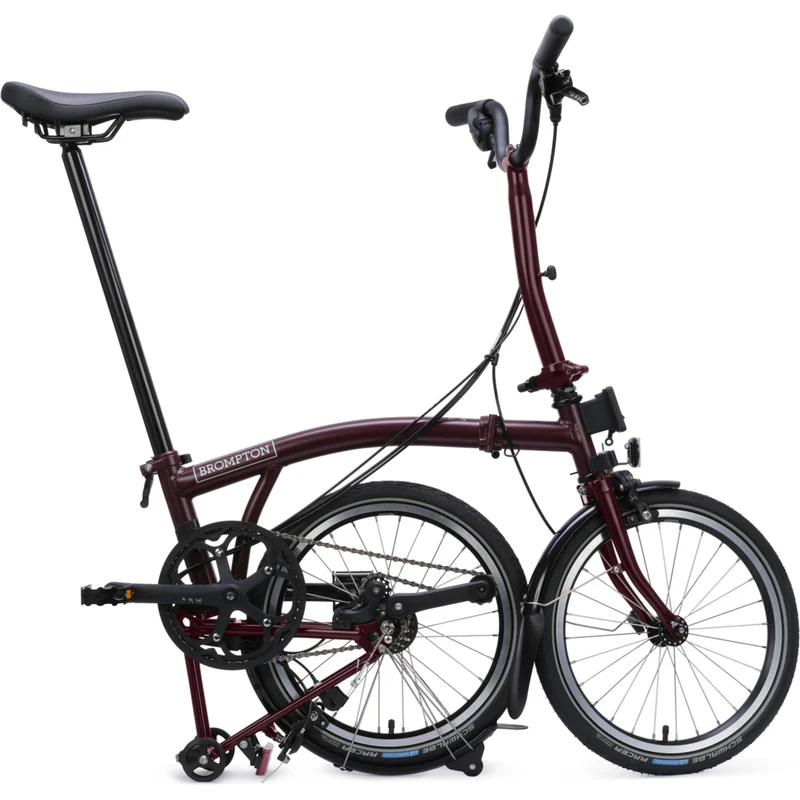 Faltrad Brompton C Line Mid Red Plum 12-Gang