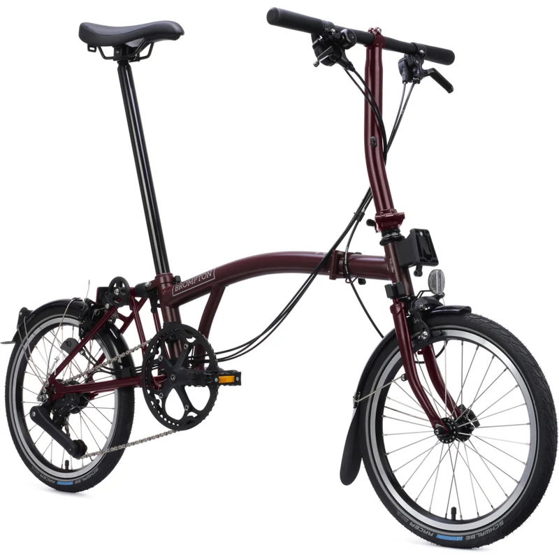 Faltrad Brompton C Line Low Red Plum 12-Gang