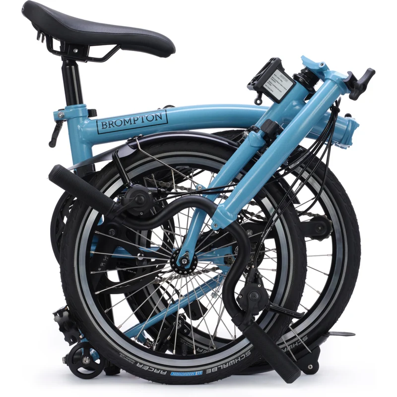 Faltrad Brompton C Line Low Cloud Metallic 12-Gang