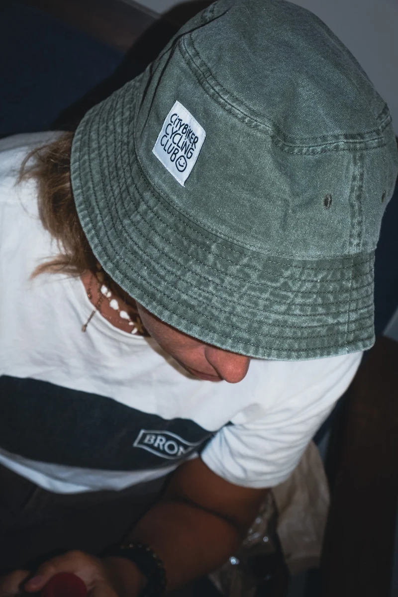 Citybiker Cycling Club Bucket Hat Vintage Cotton