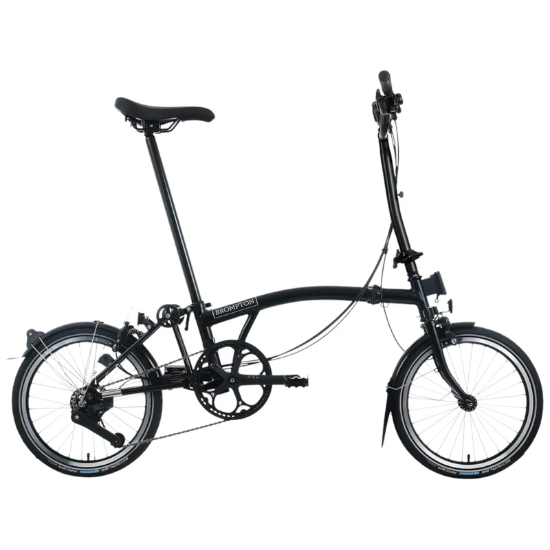 Faltrad Brompton C Line High Matt Black 12-Gang