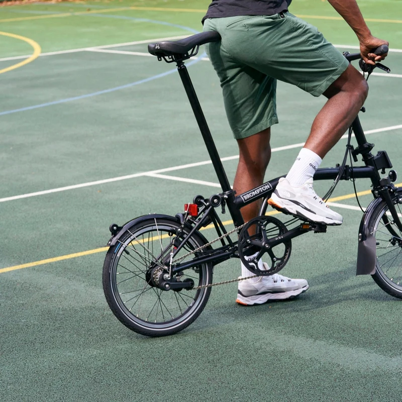 Faltrad Brompton C Line High Matt Black 12-Gang