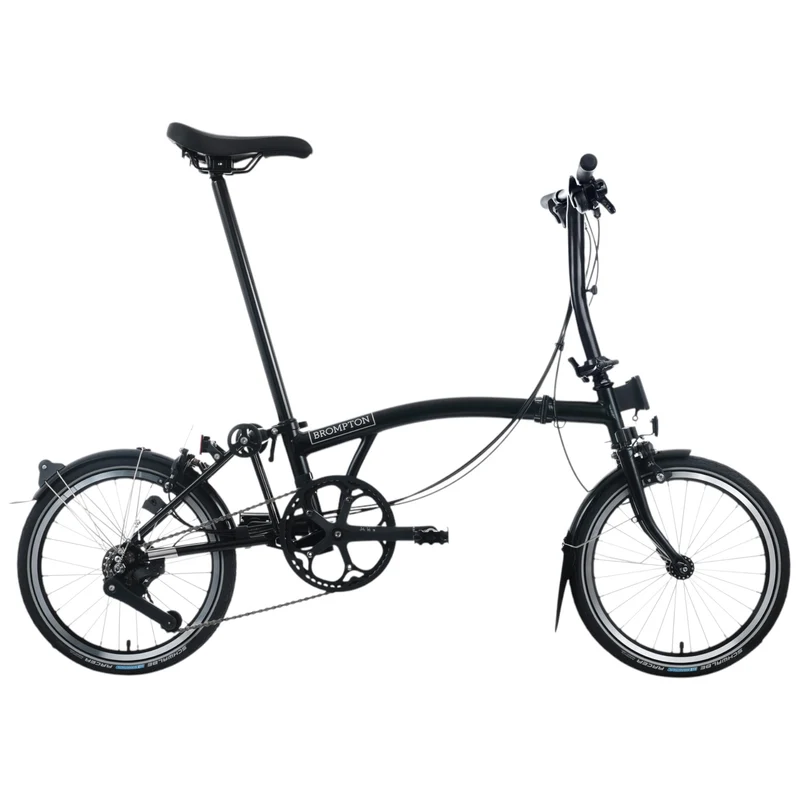 Faltrad Brompton C Line Low Matt Black 12-Gang