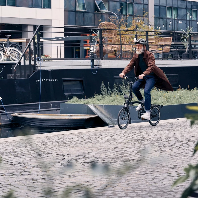 Faltrad Brompton C Line Low Matt Black 12-Gang