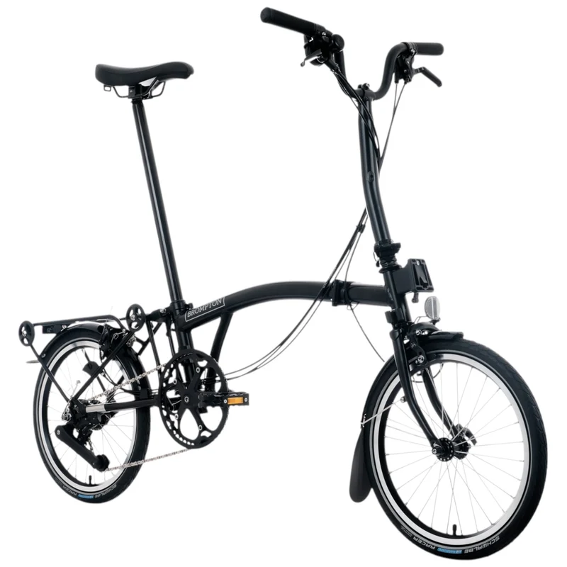 Faltrad Brompton C Line Mid Matt Black 12-Gang