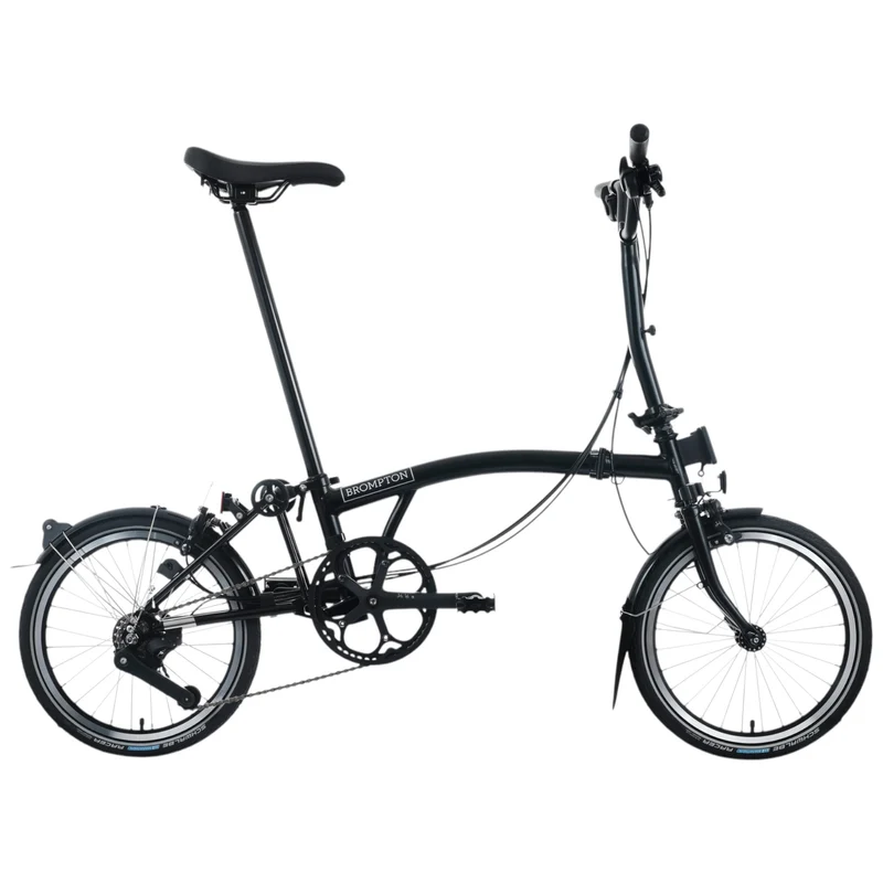 Faltrad Brompton C Line Mid Matt Black 12-Gang