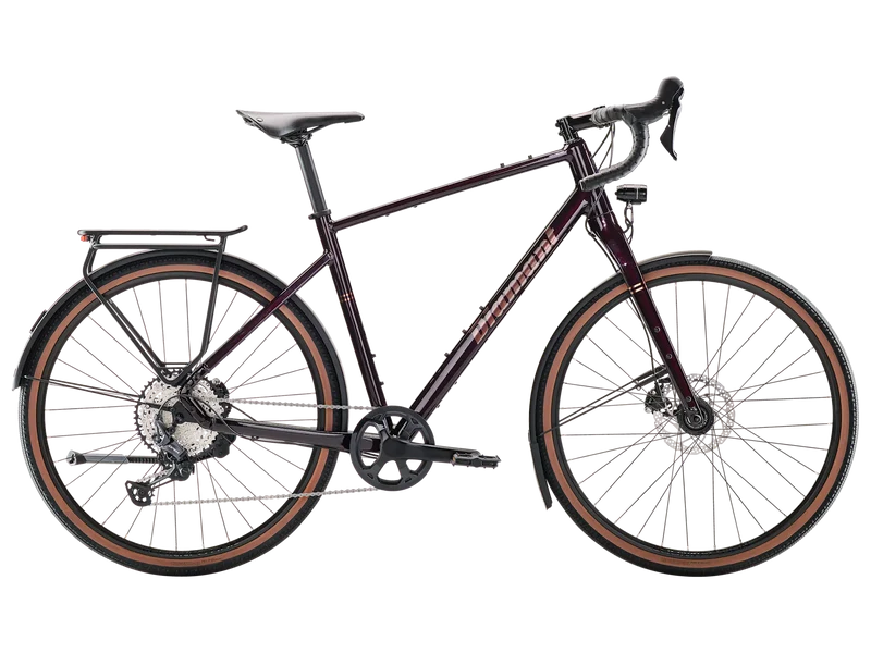 Gravelbike Diamant Nhoma Schwarzkirsch Metallic