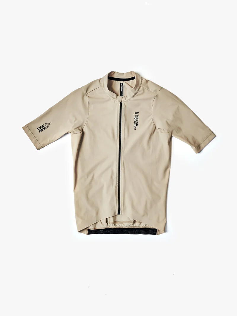 Mission Workshop Men’s Pro Road Jersey Sand