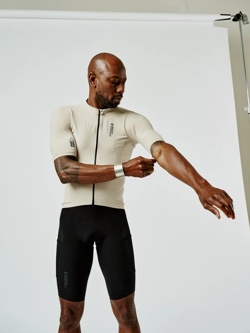 Mission Workshop Men’s Pro Road Jersey Sand