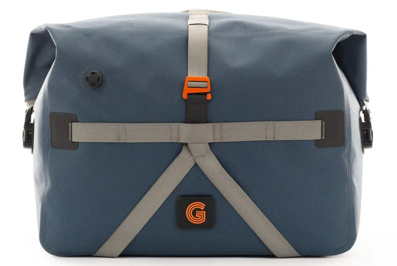 Tasche Brompton Borough Roll Top Bag Waterproof Large Navy/Grey