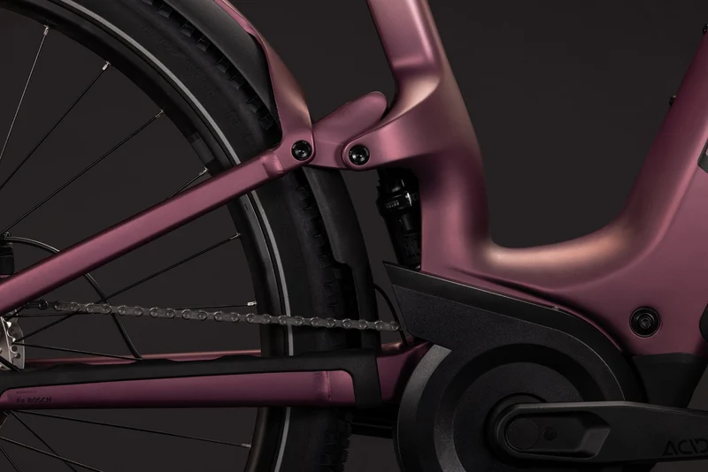 CUBE Nuride Hybrid ONE11 HPC SLX 800 mauve´n´black
