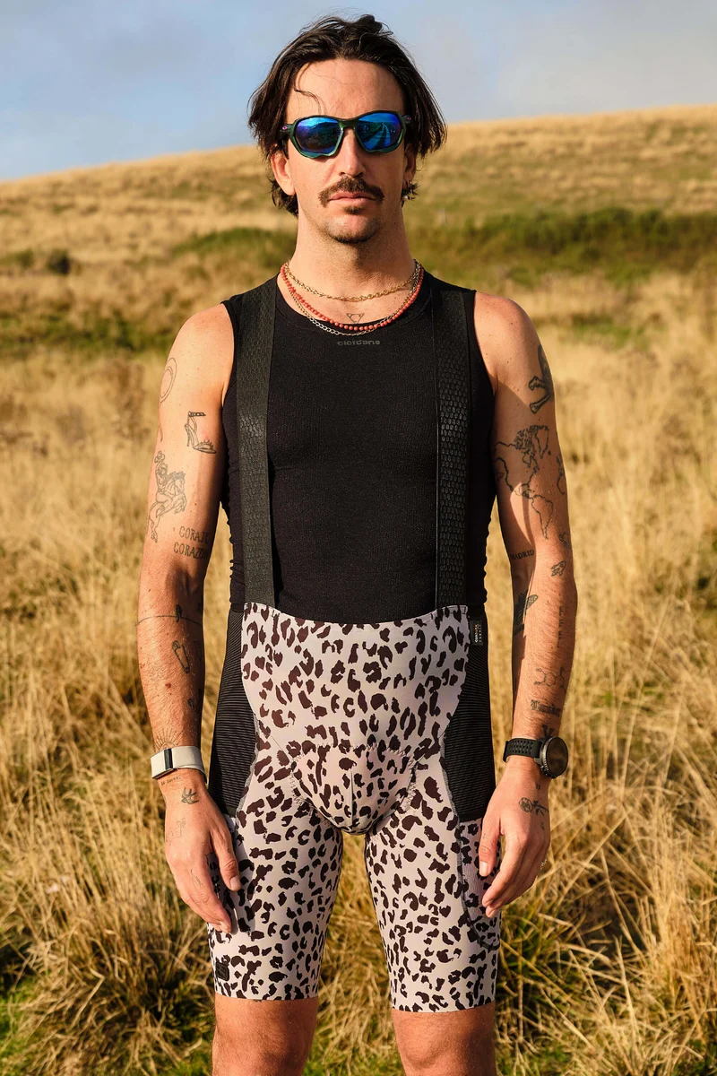 Giordana Men's Beyond Gravel Leopard Cargo Bib Short
