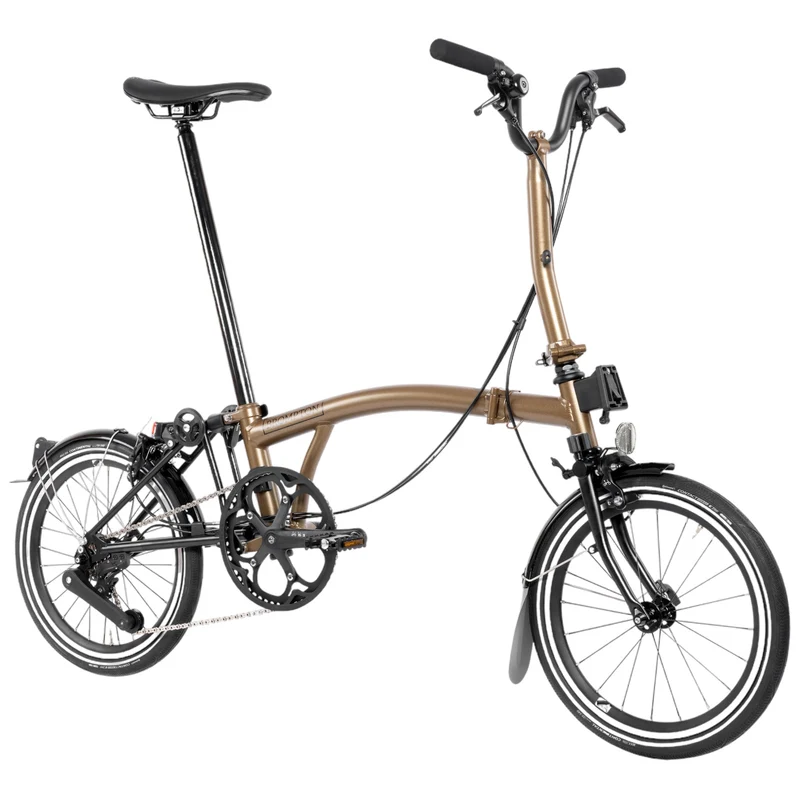 Faltrad Brompton P Line High Bronze Sky 12-Gang