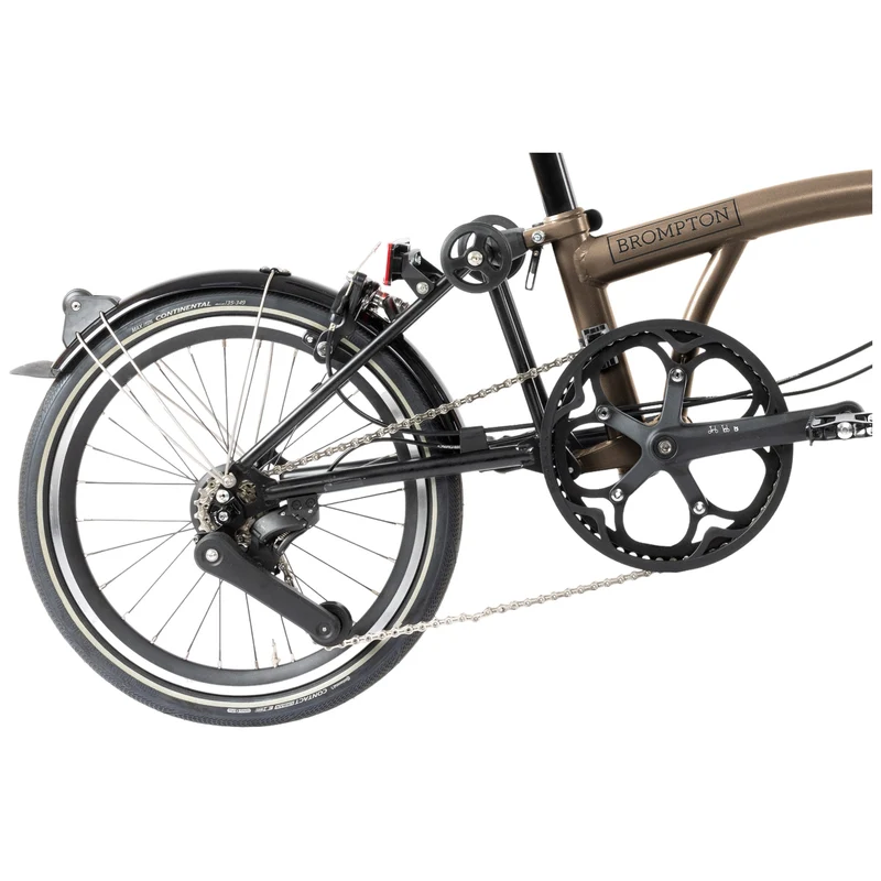 Faltrad Brompton P Line High Bronze Sky 12-Gang