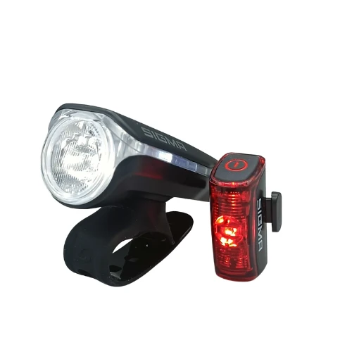 Sigma Aura 60 + Infinity USB Fahrradbeleuchtung Set StVZO