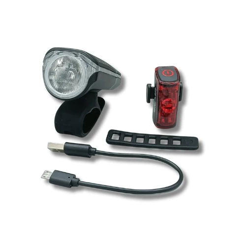 Sigma Aura 60 + Infinity USB Fahrradbeleuchtung Set StVZO