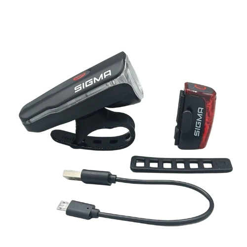 Sigma Aura 60 + Infinity USB Fahrradbeleuchtung Set StVZO