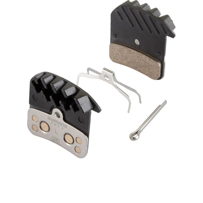 Shimano H03C Sintermetall Bremsbelag 4-Kolben mit Kühlrippen
