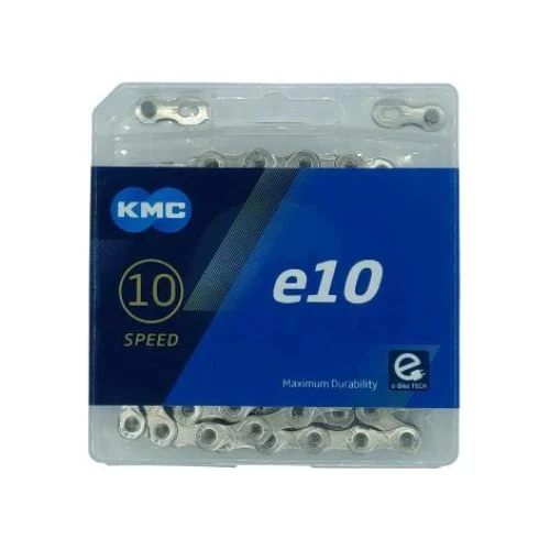 KMC e10 E-Bike Kette 10-fach 122 Glieder silber