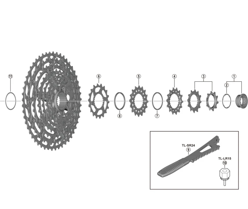 Shimano CS-M6100 Deore Kassette 12-fach 10-51 MicroSpline
