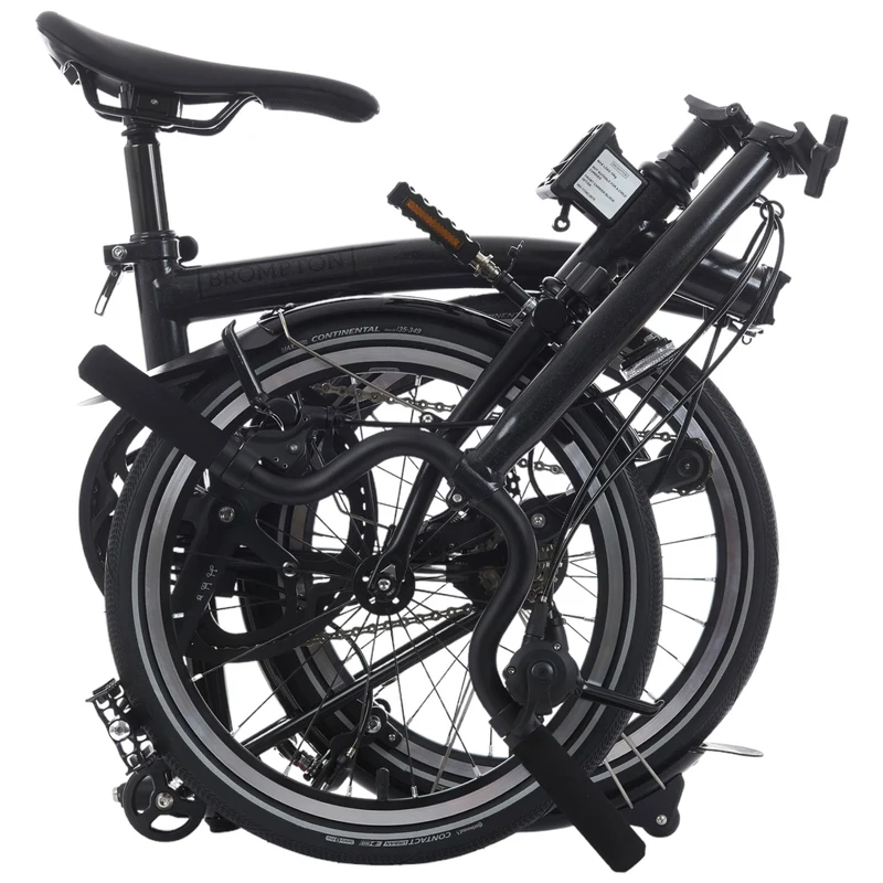 Brompton P Line Urban High Midnight Black 4-Gang