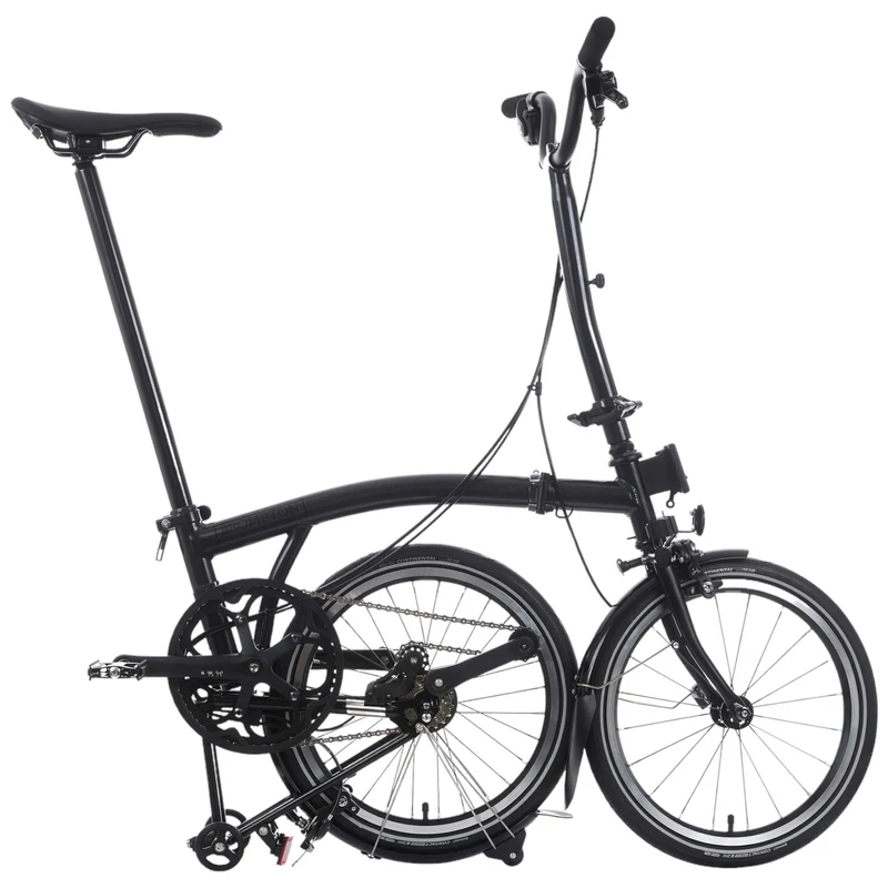 Brompton P Line Urban High Midnight Black 4-Gang