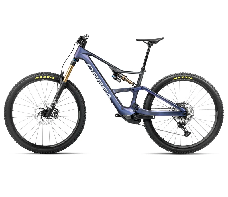 Orbea RISE LT M10 630W Tanzanite Carbon View - Carbon Raw