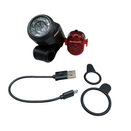 Sigma Aura 35 + Nugget II Fahrradbeleuchtung Set StVZO