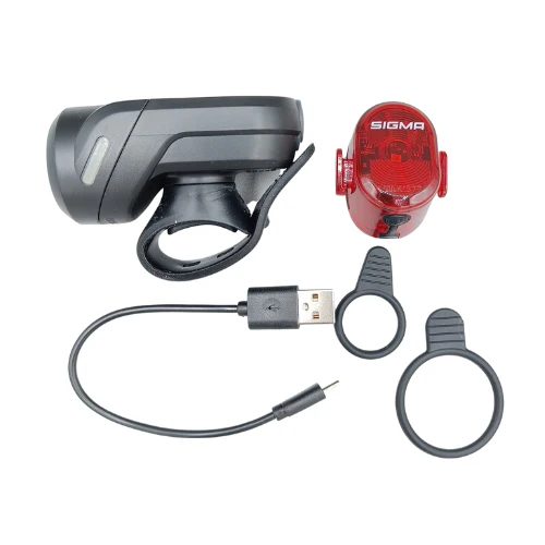 Sigma Aura 35 + Nugget II Fahrradbeleuchtung Set StVZO