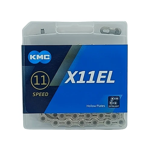 KMC X11EL 11-fach Fahrradkette 118 Glieder silber/gold