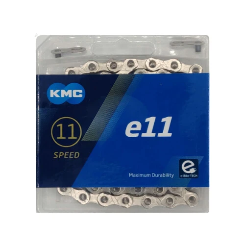 KMC e11 E-Bike Kette 11-fach 122 Glieder silber