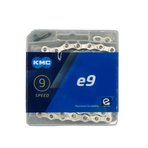 KMC e9 E-Bike Kette 9-fach 122 Glieder silber