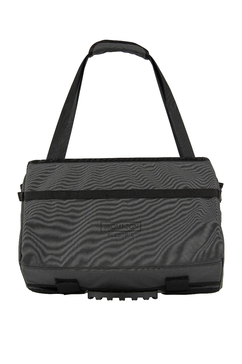 Brompton Electric Basket Bag Dark Grey