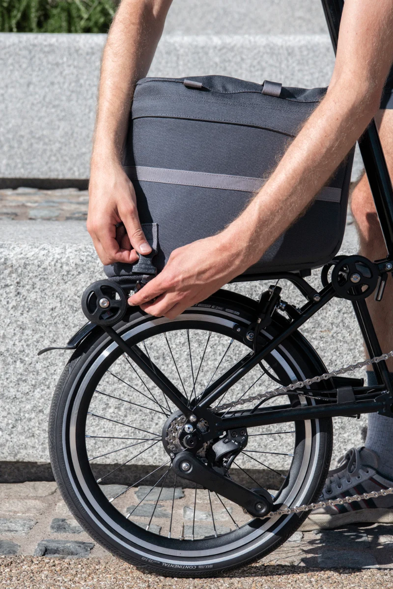 Brompton Borough Roller Rack Bag Dark Grey