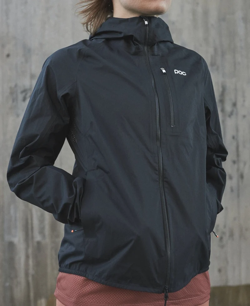 POC W's Motion Rain Jacket Uranium Black