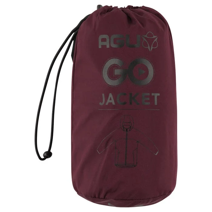 AGU Go Regenjacke Essential Weinrot