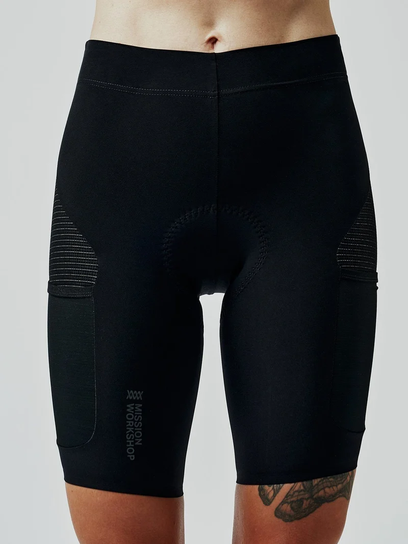 Mission Workshop Women’s Pro Road Shorts Black