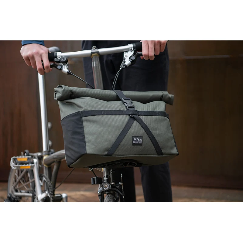 Brompton Borough Roll Top Bag M Olive